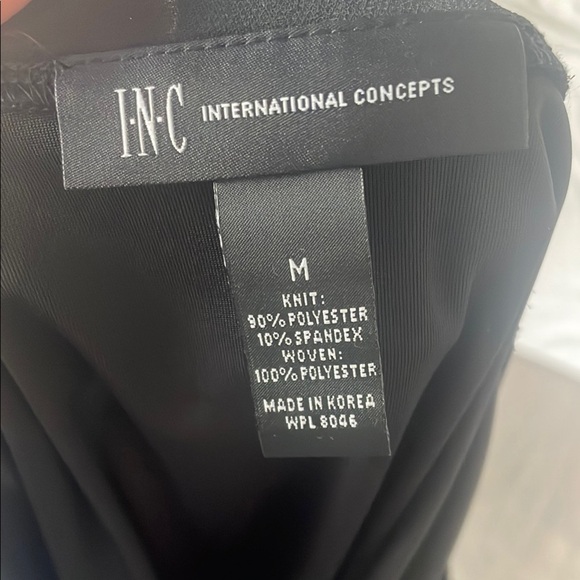 I.N.C International Concepts Elegant Black Sleeveless Top Size M - Picture 6 of 6